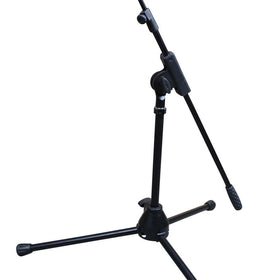 Artist MS010 Small Black Mic Stand w/ Short Telescopic Boom