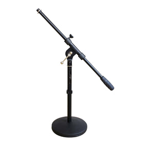 Artist MS023 Small Black Boom Mic Stand w/ Round Base