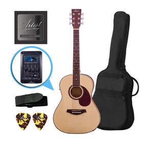 Artist LSP34EQ 3/4 Size Beginner Acoustic Guitar Pack