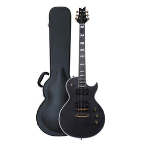 Artist Cimmerian Matte Black Electric Guitar & Black Case