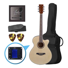 Artist LSPS Natural Small Body Beginner Acoustic Guitar Pack