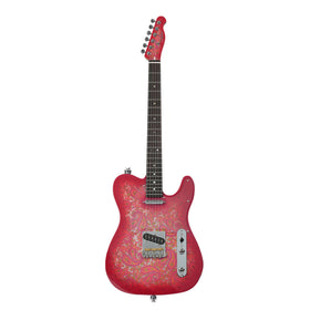 Artist AT73 Pink Paisley Burst Electric Guitar w/ Hand Made Pickups