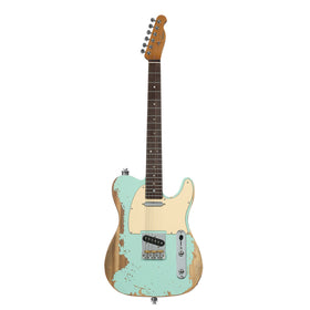 Artist AT53 Surf Green Relic Electric Guitar w/ Hand Made Pickups