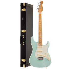 Artist STMVG Seafoam Green Electric Guitar & Black Case