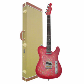 Artist AT73 Pink Paisley Burst Electric Guitar & Tweed Case