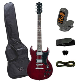 Customer Returned Artist AG1 Red Electric Guitar with Accessories