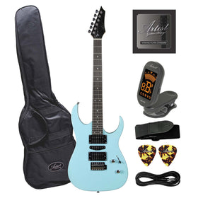 Customer Returned Artist AG45 Sonic Blue Electric Guitar Plus Accessories