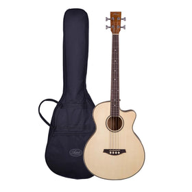 Customer Returned Artist ABJ60CEQ Acoustic Electric Bass with Cutaway and EQ with Bag