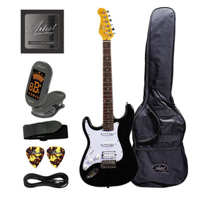 Customer Returned Artist STHL Black Left Handed Electric Guitar + Humbucker