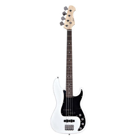 Customer Returned Artist Vintage Hybrid P-J styled Bass White