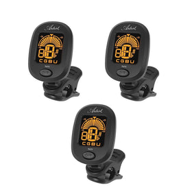 Artist TN75 Chromatic Clip on Guitar Digital Tuner - 3 Pack