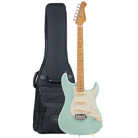 Artist STMVG Seafoam Green Electric Guitar & Bag